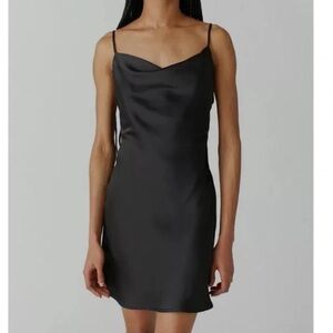 Urban Outfitters Mallory Cowl Slip Mini Dress Sz Large NWT